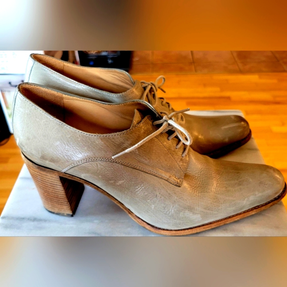 Free Lance grey lace up heels